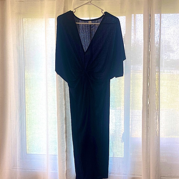 Mid length navy blue cocktail dress - Picture 1 of 1